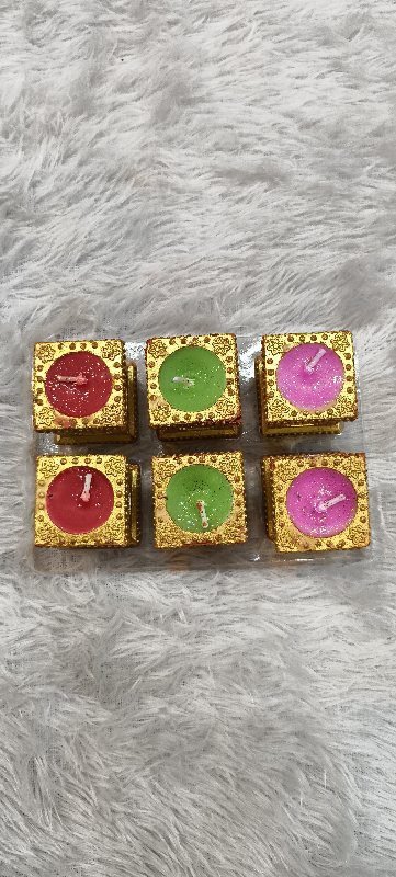 Tulsi Wax Diya (Set of 6 )
