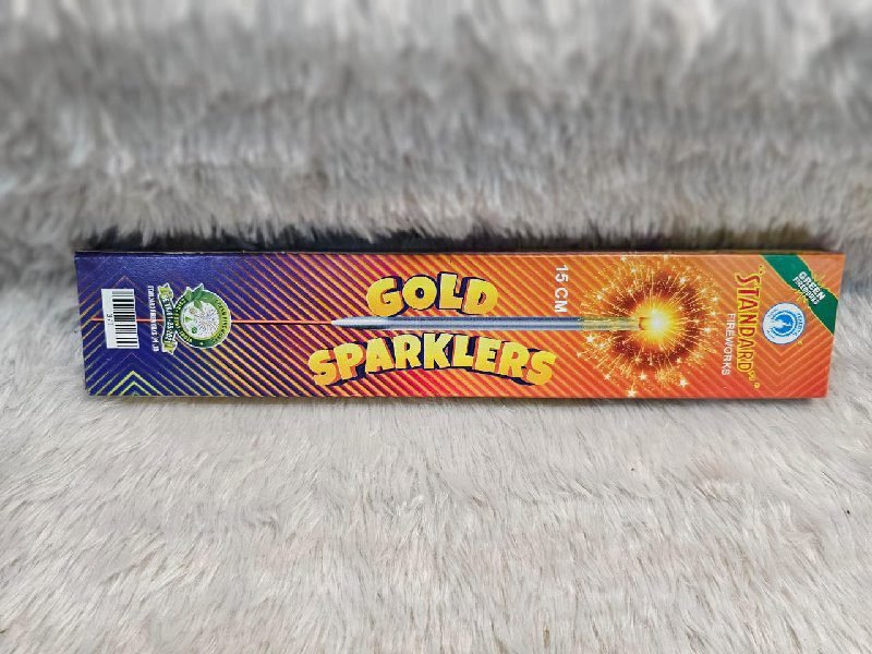 Std 15 Cm Gold Sparkle