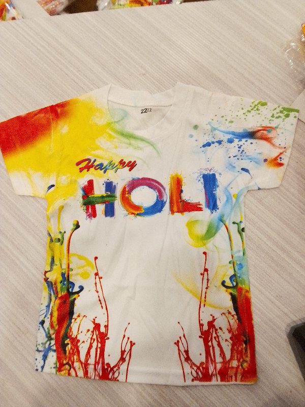 Holi T Shirt 34-36-38